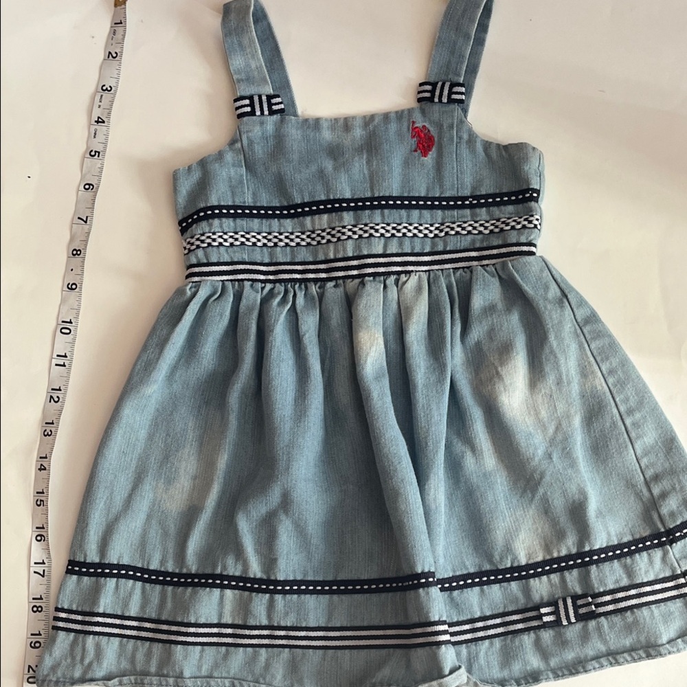 Polo by Ralph Lauren Light Blue Kids Dress